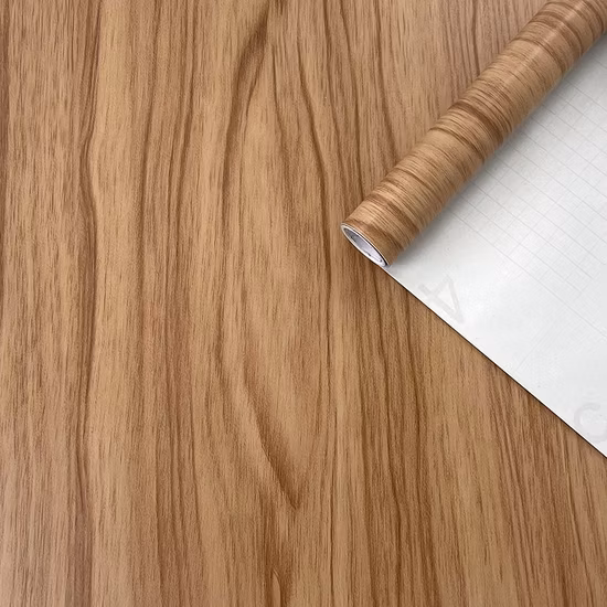 Holz selbstklebende Vinyl-Wandpapier-Innenfolie, Holz-Wandaufkleber
