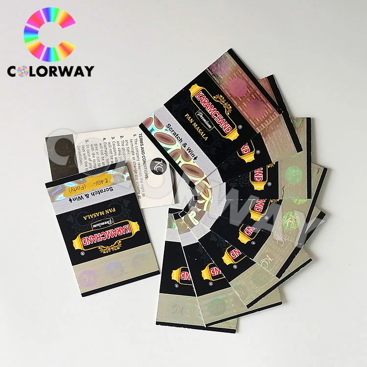 Laser Refletive BOPP Holographic Lamination Film Adhesive Hologram Sticker