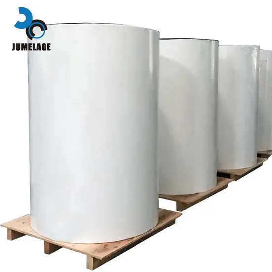 Kundenspezifische transparente BOPP-Folien-Klebeaufkleber, Etiketten, Jumbo-Rollen